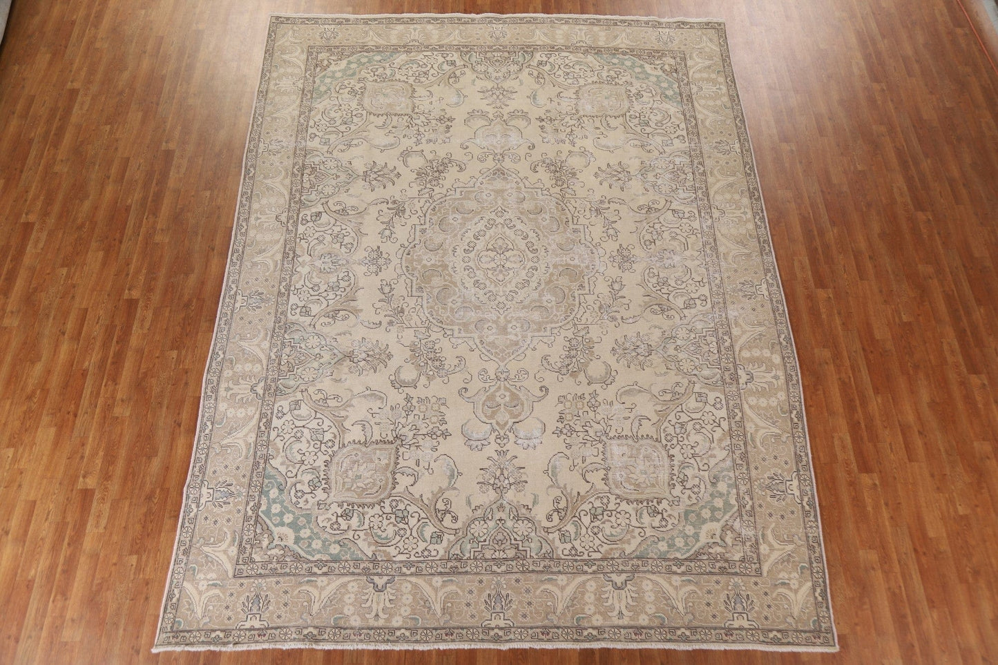 Distressed Tabriz Persian Area Rug 9x13