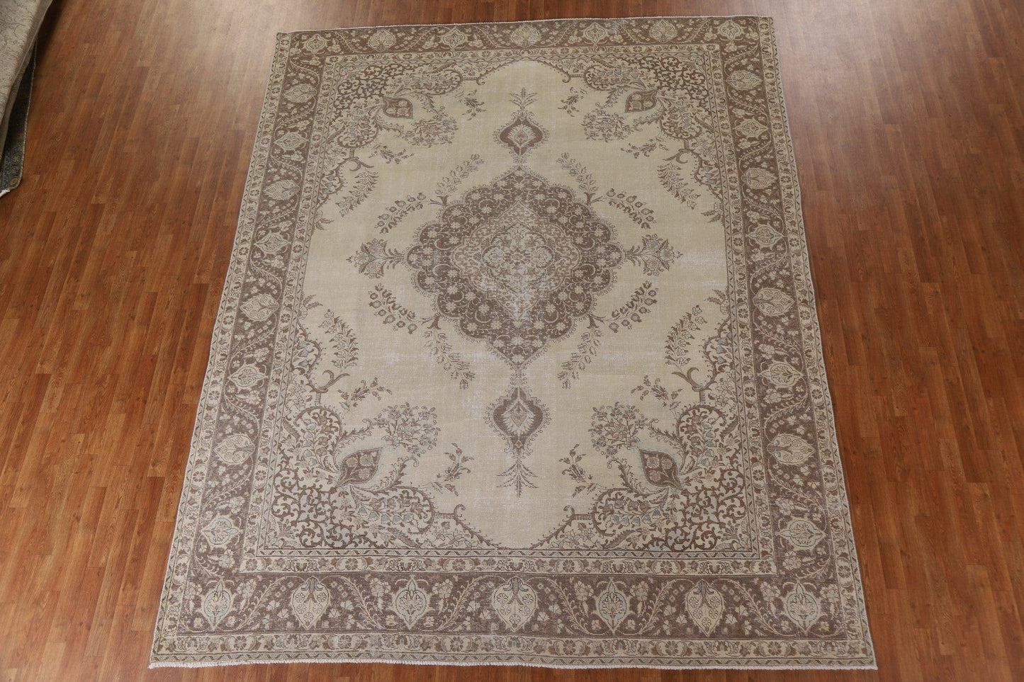 Distressed Tabriz Persian Area Rug 9x12