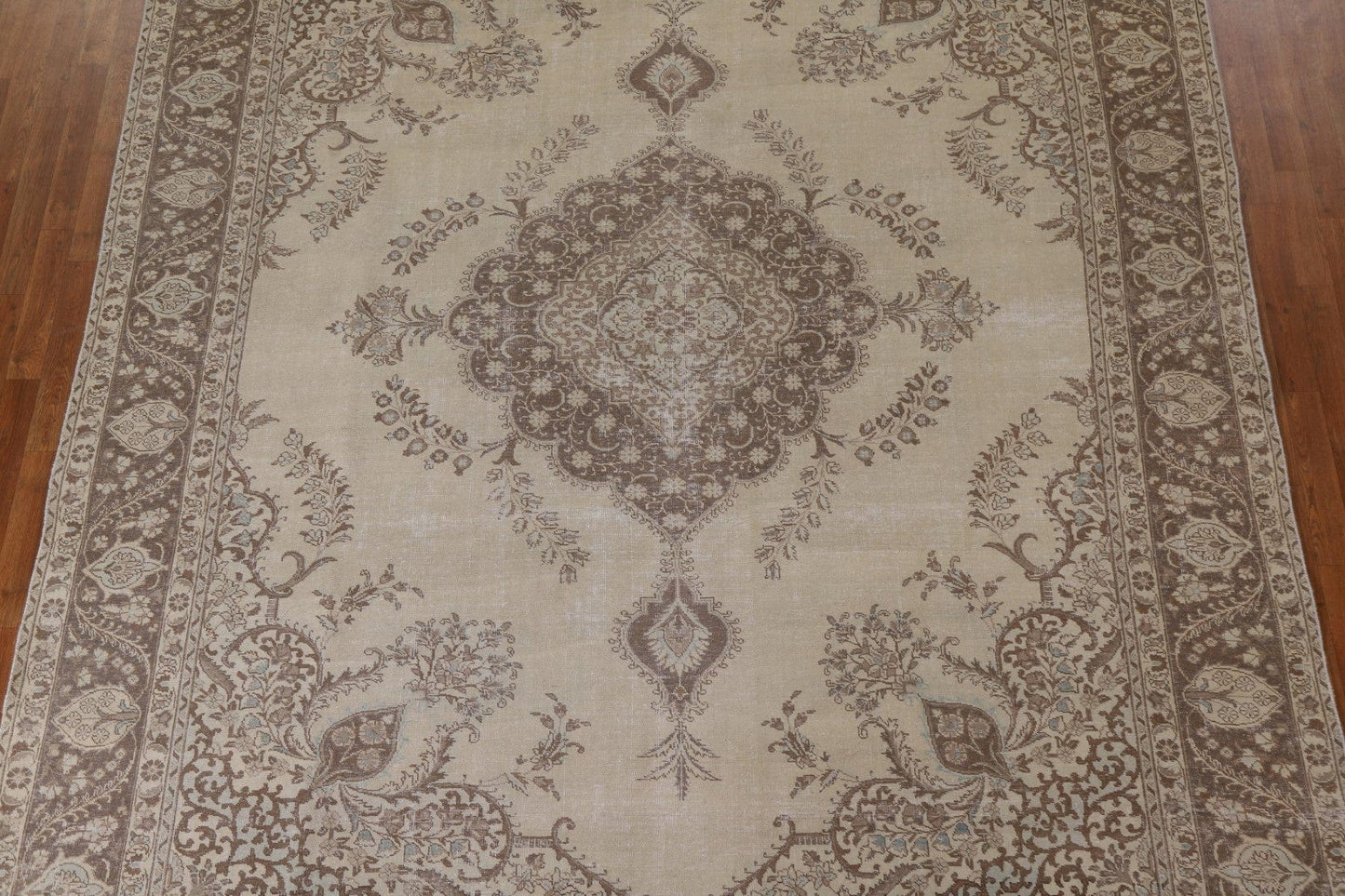 Distressed Tabriz Persian Area Rug 9x12