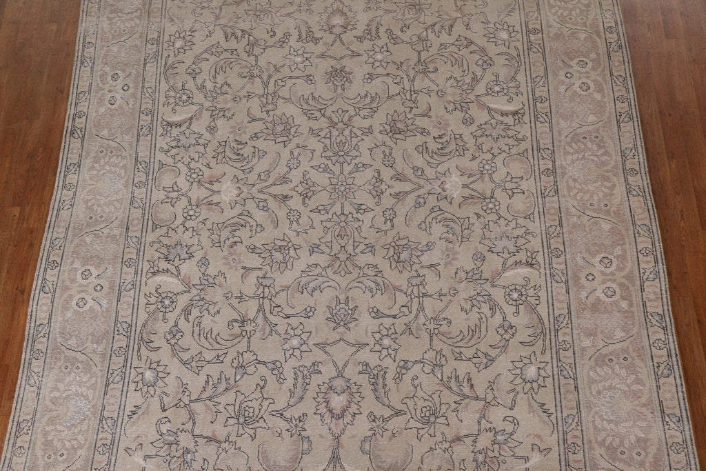 Distressed Tabriz Persian Area Rug 8x12