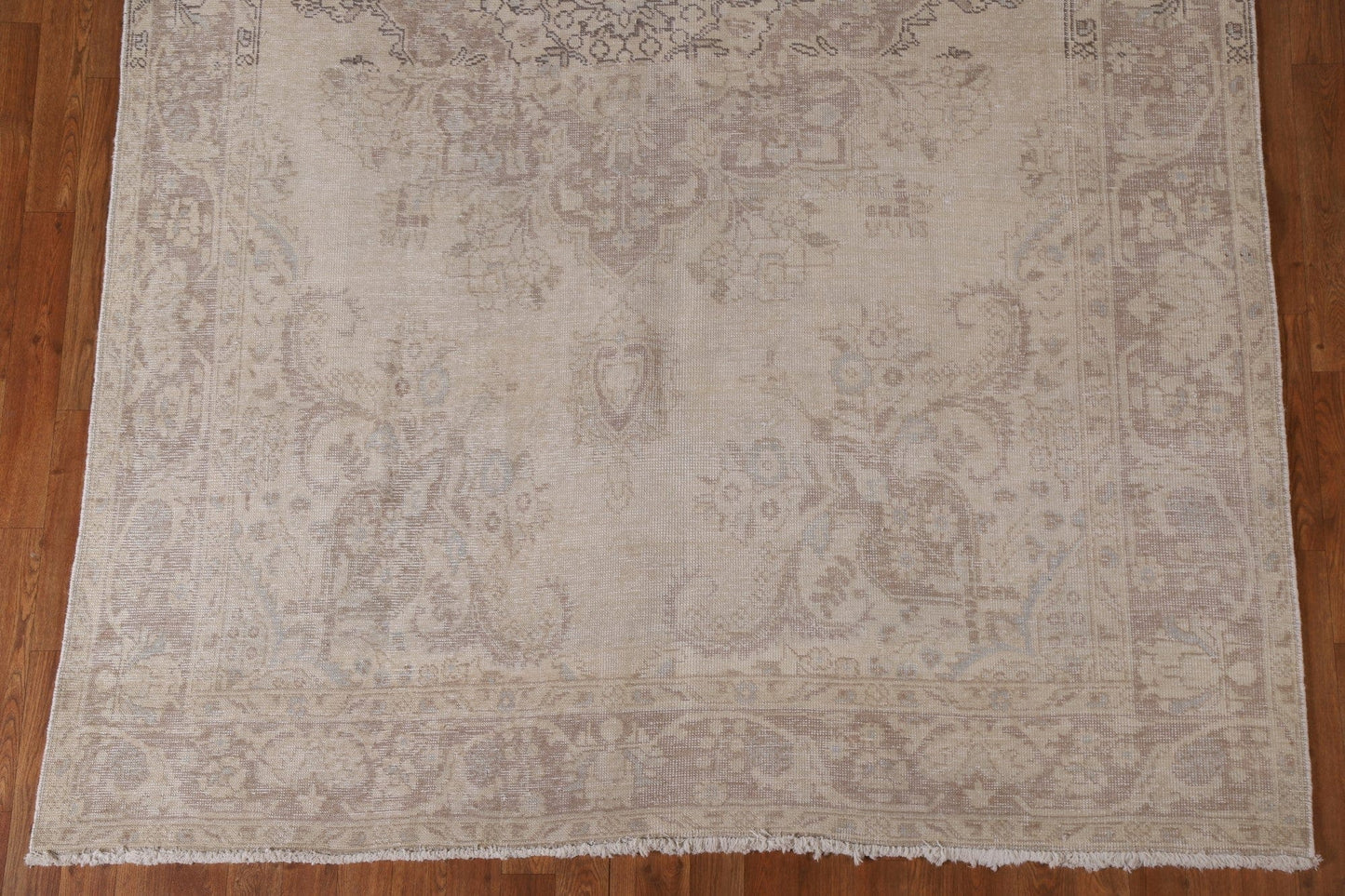 Distressed Wool Tabriz Persian Area Rug 6x10