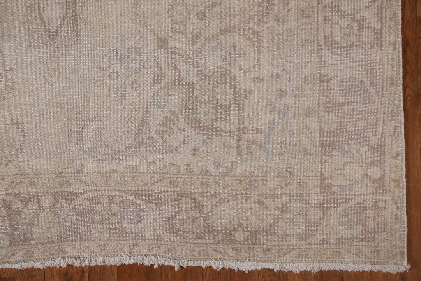 Distressed Wool Tabriz Persian Area Rug 6x10