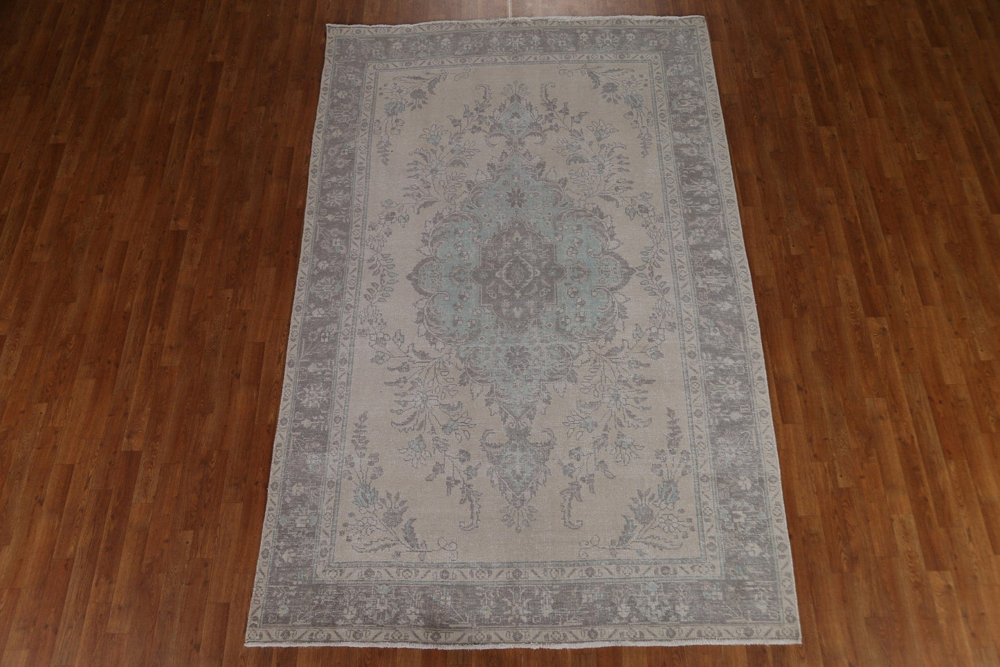 Distressed Tabriz Persian Area Rug 6x10