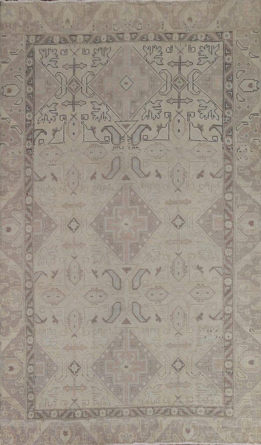 Distressed Tabriz Persian Area Rug 6x9