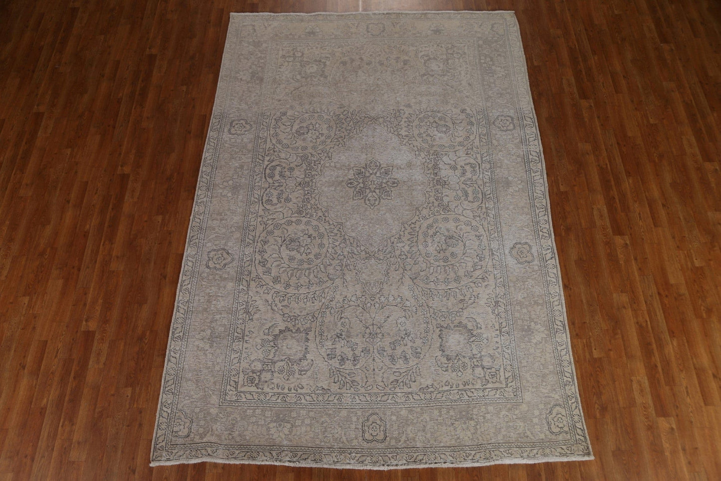 Distressed Tabriz Persian Area Rug 7x10