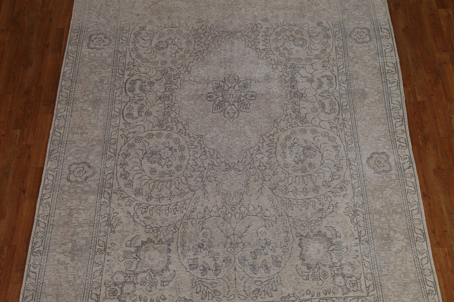 Distressed Tabriz Persian Area Rug 7x10