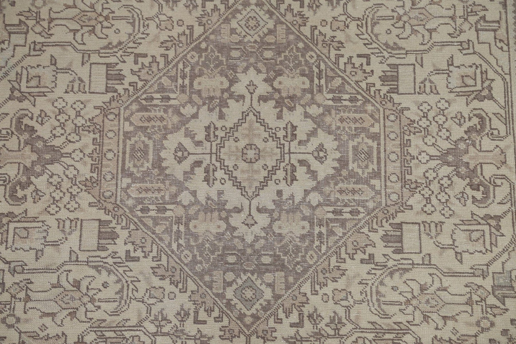 Distressed Tabriz Persian Area Rug 6x9