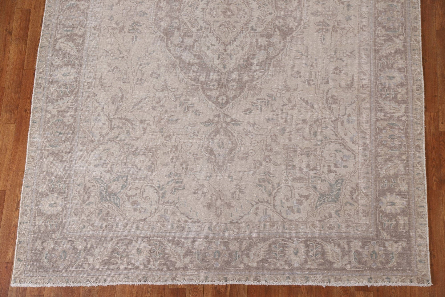 Distressed Tabriz Persian Area Rug 6x9