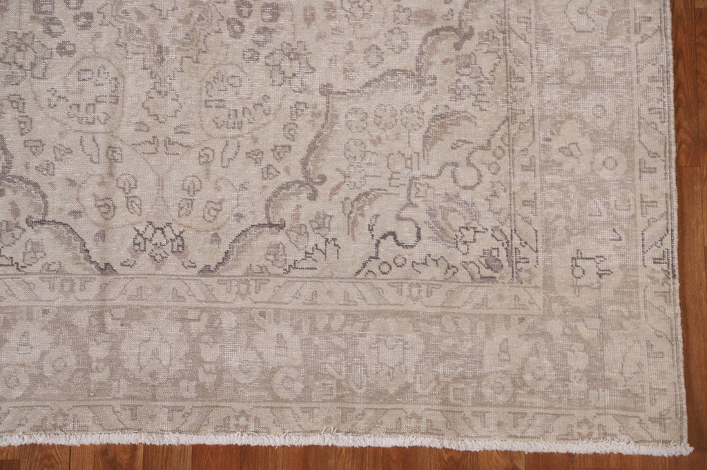 Distressed Tabriz Persian Area Rug 6x10