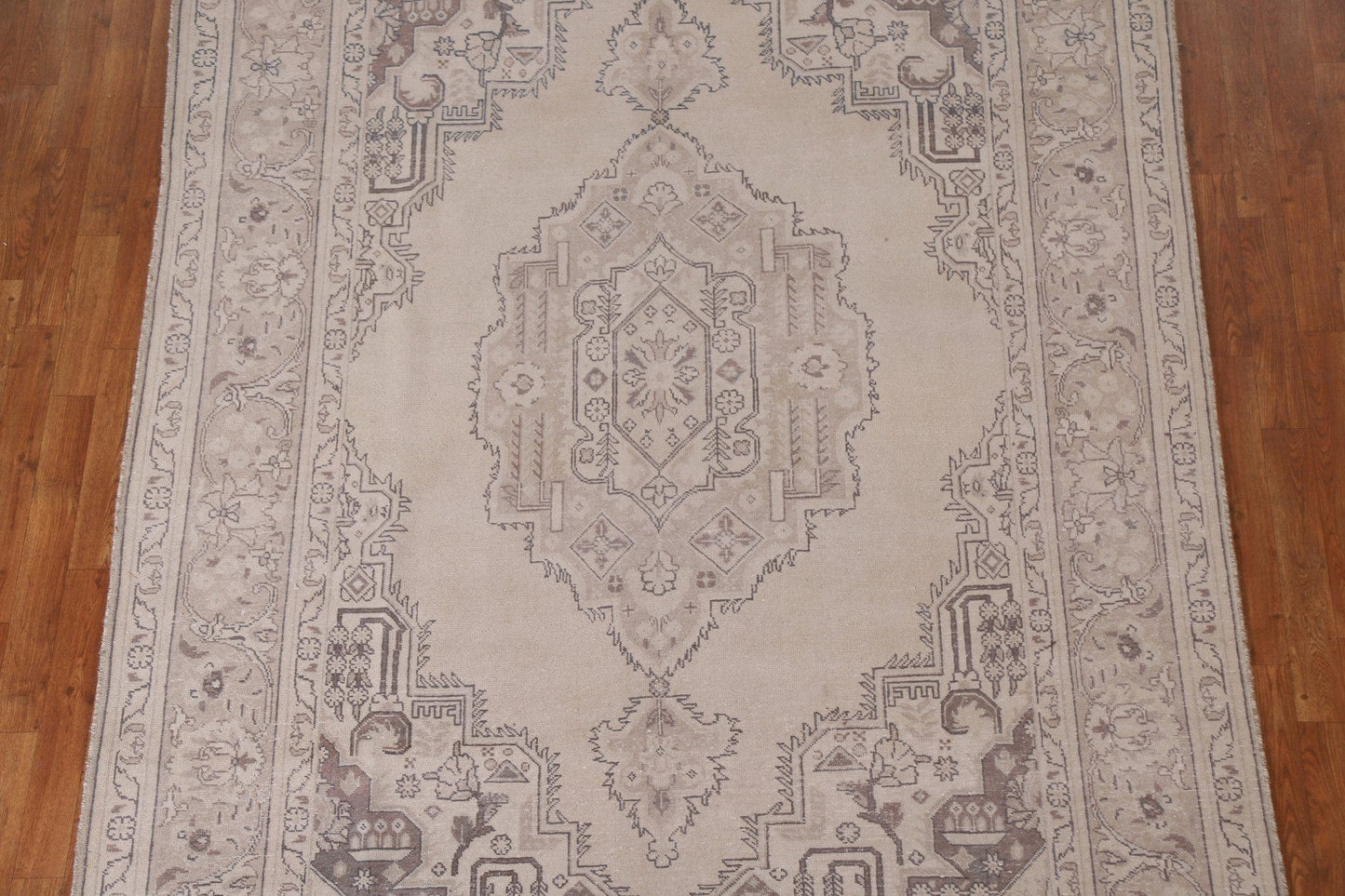 Distressed Tabriz Persian Area Rug 7x10