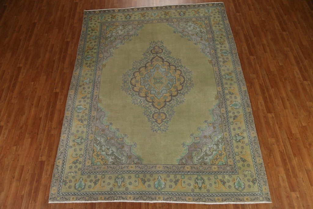 Over-Dyed Tabriz Persian Area Rug 8x11