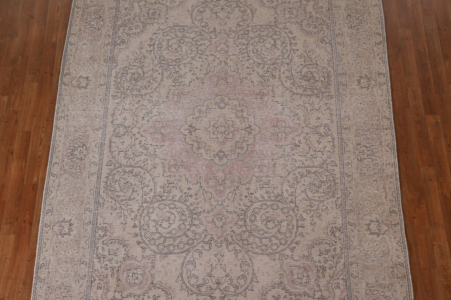 Distressed Tabriz Persian Area Rug 7x10