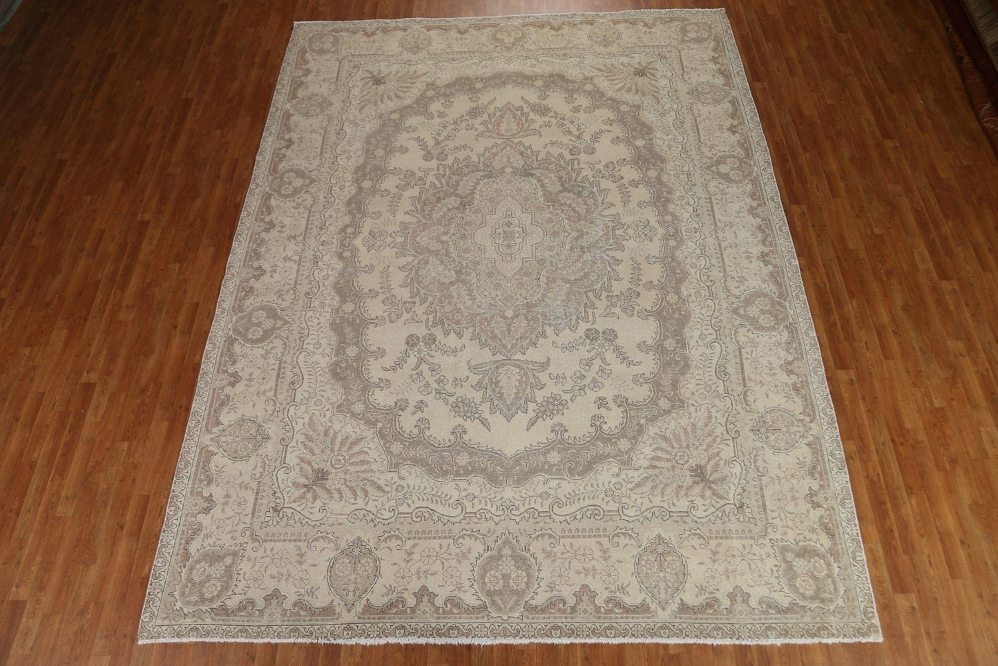 Distressed Tabriz Persian Area Rug 10x13