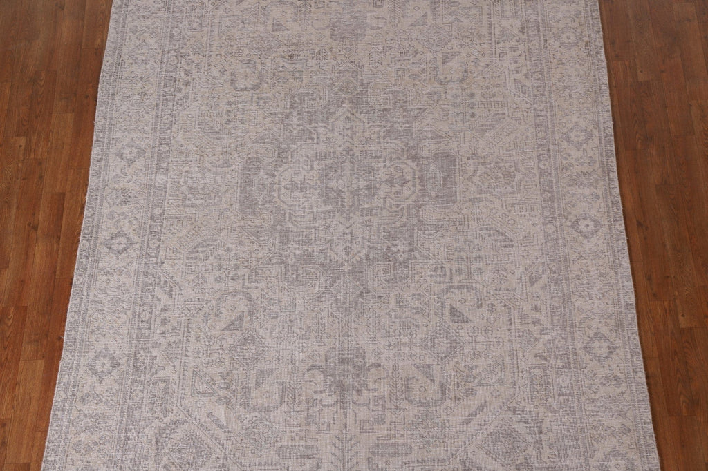 Distressed Tabriz Persian Area Rug 6x9