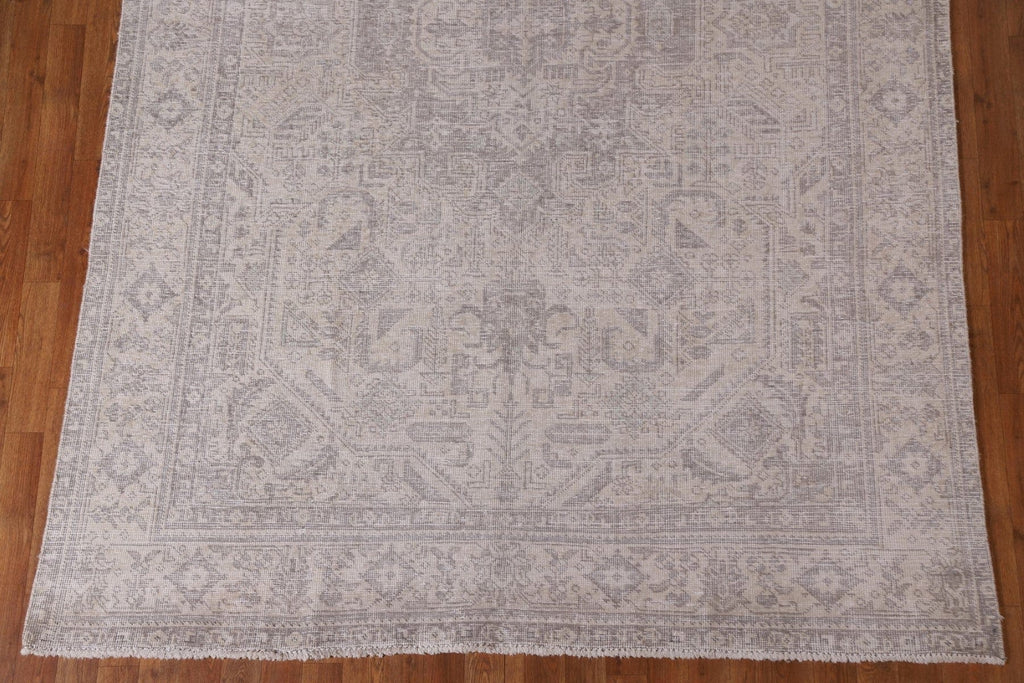 Distressed Tabriz Persian Area Rug 6x9