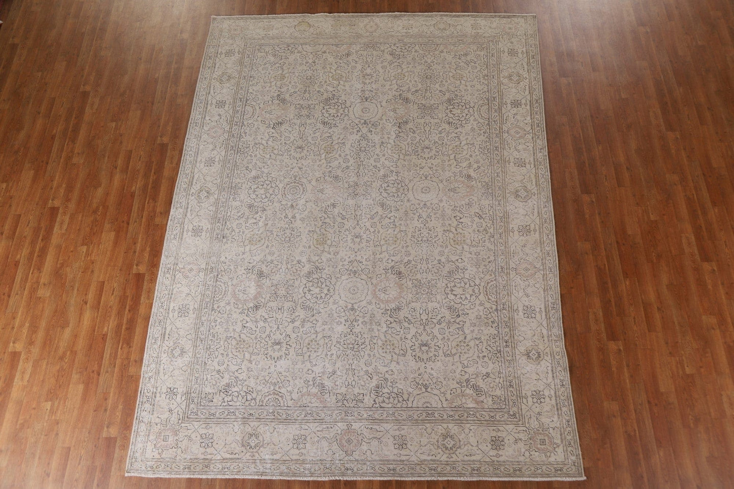 Distressed Tabriz Persian Area Rug 8x11