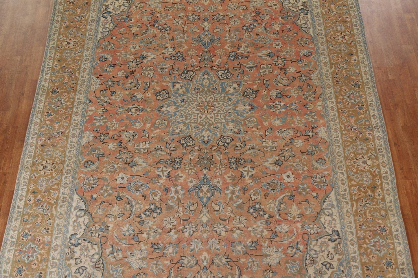 Vintage Floral Najafabad Persian Area Rug 9x13