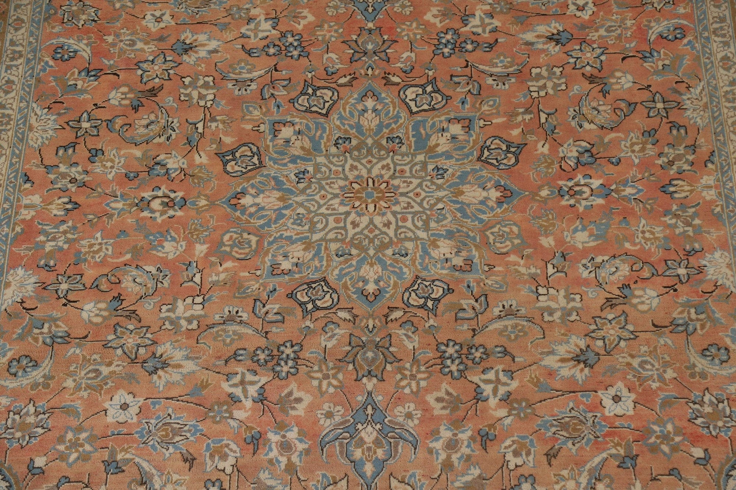 Vintage Floral Najafabad Persian Area Rug 9x13