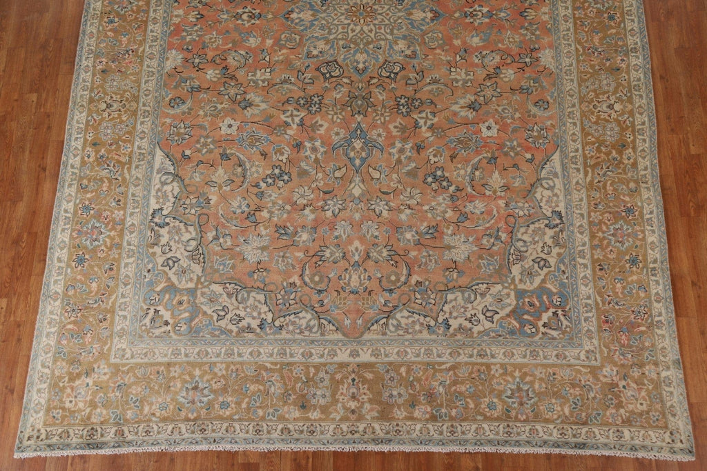 Vintage Floral Najafabad Persian Area Rug 9x13