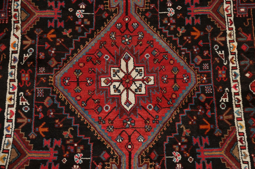 Tribal Hamedan Persian Area Rug 5x9