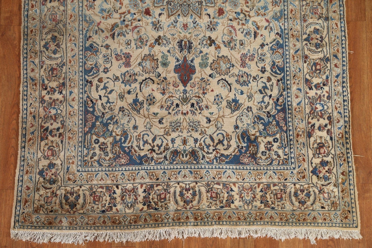 Antique Wool Nain Persian Area Rug 4x7