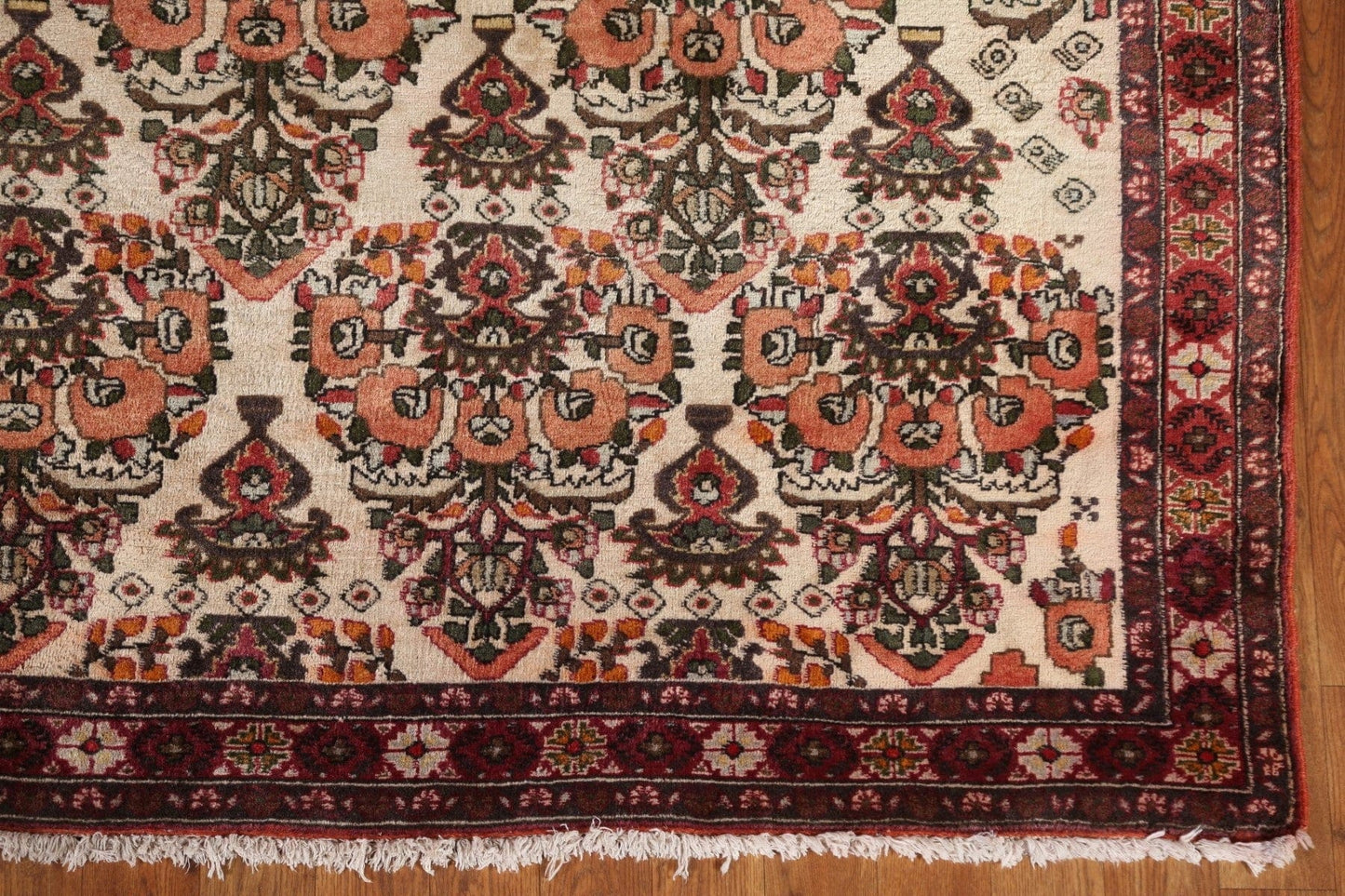 All-Over Floral Sirjan Persian Area Rug 4x6