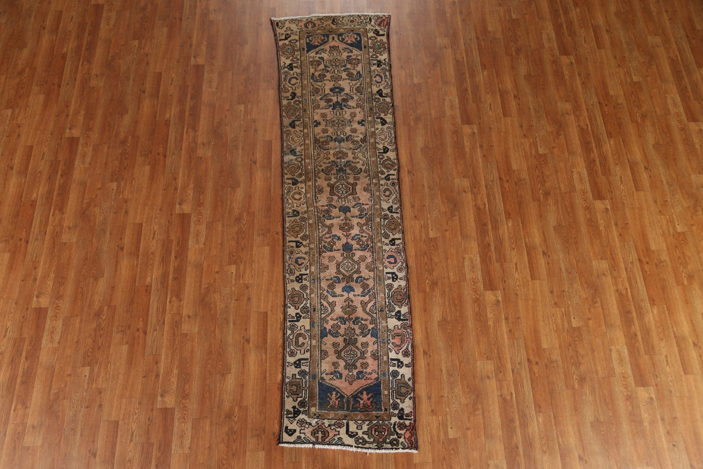 Antique Lilian Persian Runner Rug 2x8