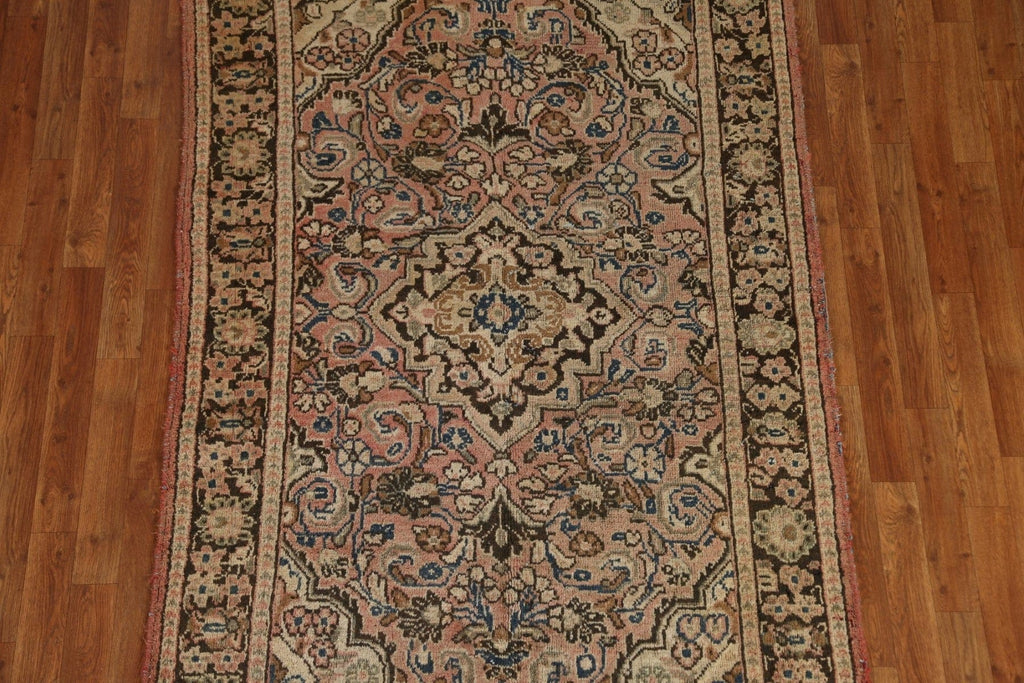 Antique Wool Mahal Persian Area Rug 4x7