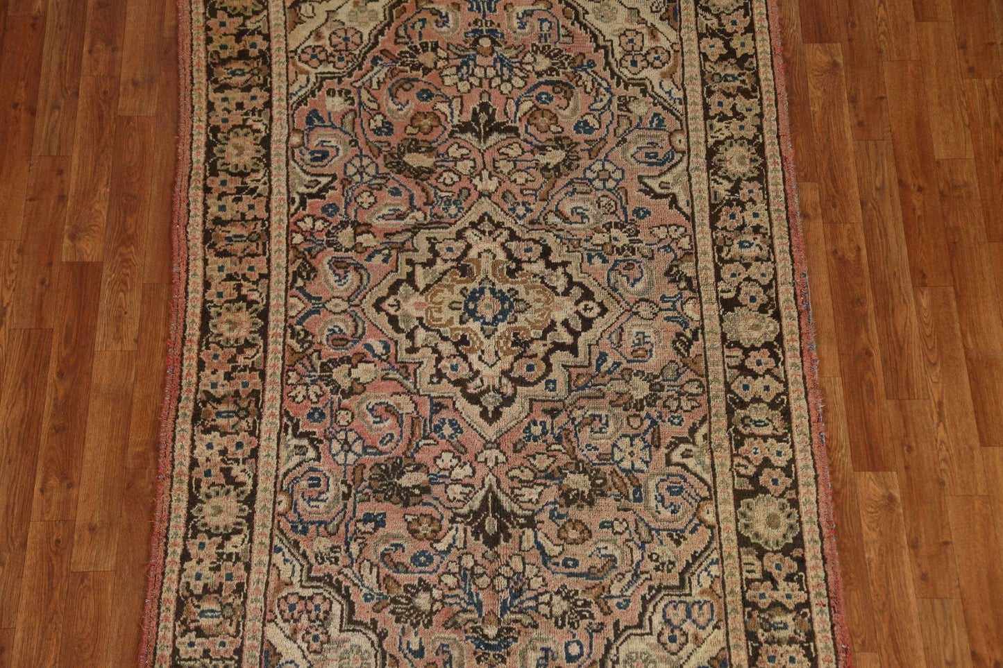 Antique Wool Mahal Persian Area Rug 4x7