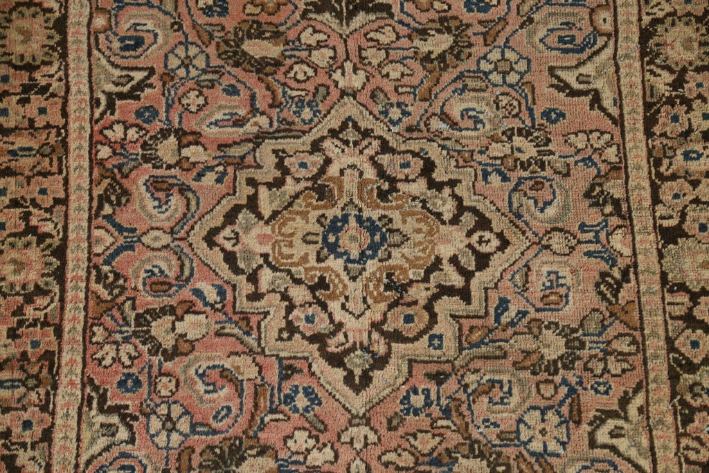 Antique Wool Mahal Persian Area Rug 4x7