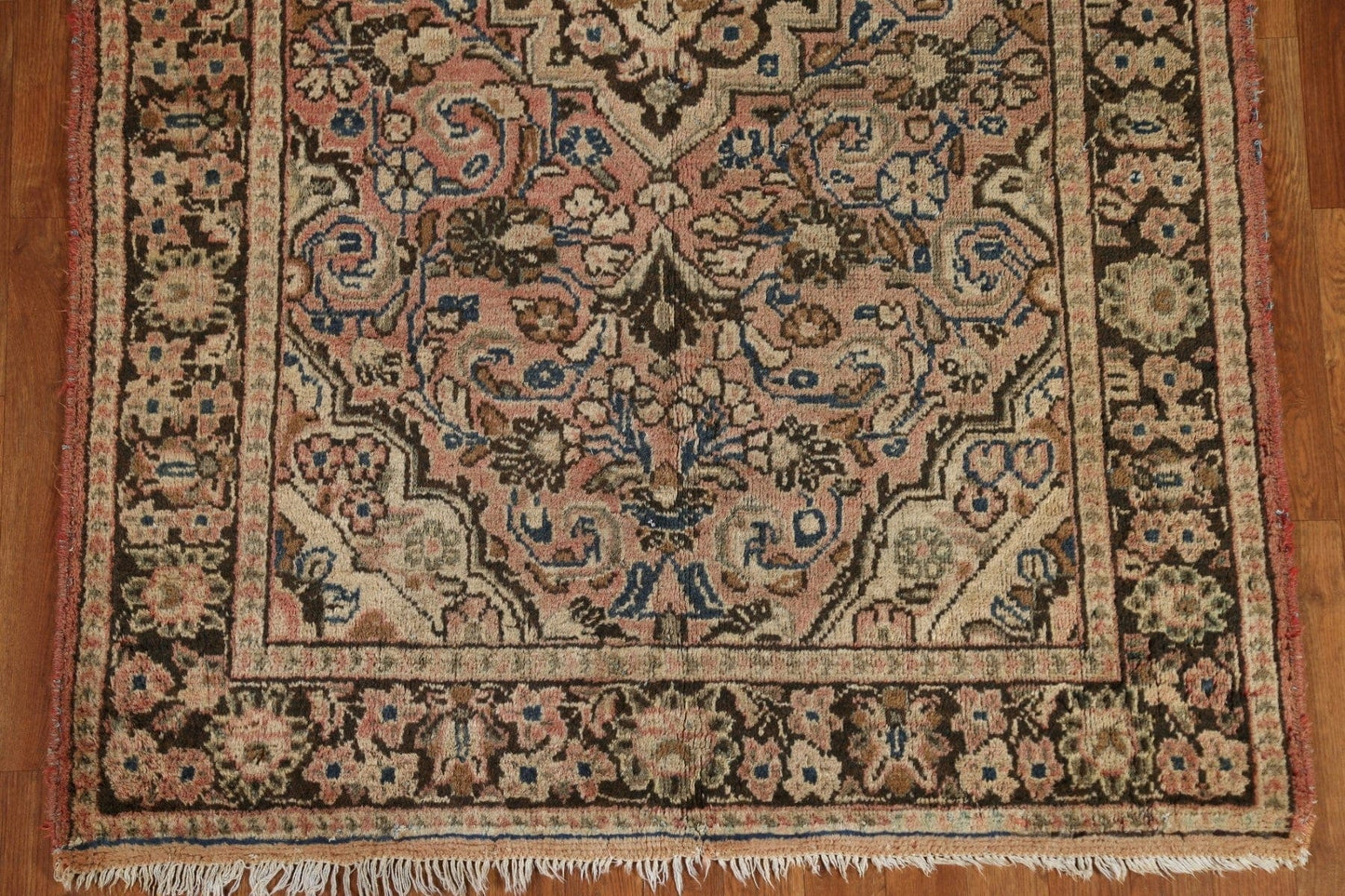 Antique Wool Mahal Persian Area Rug 4x7