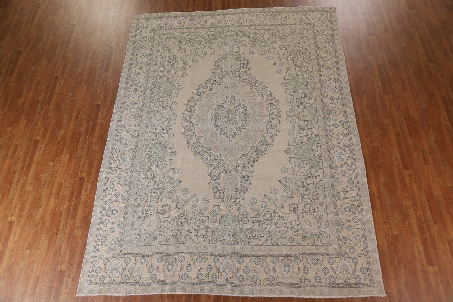 Distressed Tabriz Persian Area Rug 9x13