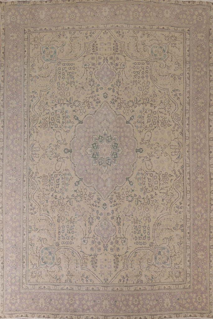 Distressed Tabriz Persian Area Rug 9x13