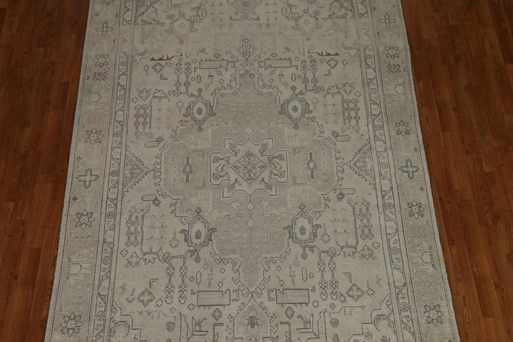 Distressed Tabriz Persian Area Rug 6x10