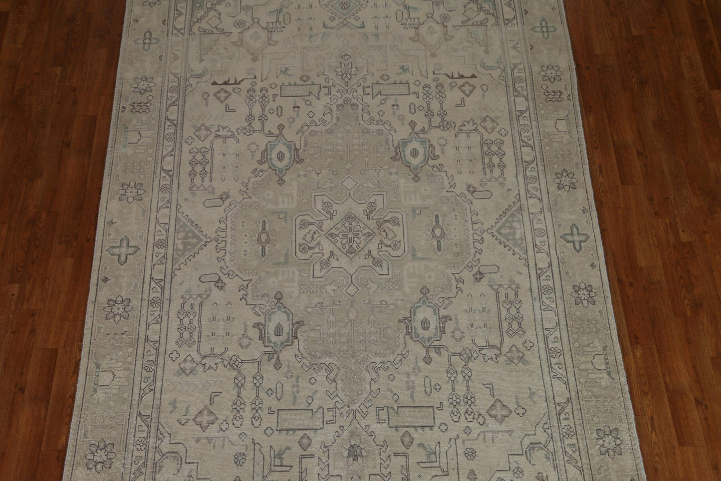 Distressed Tabriz Persian Area Rug 6x10