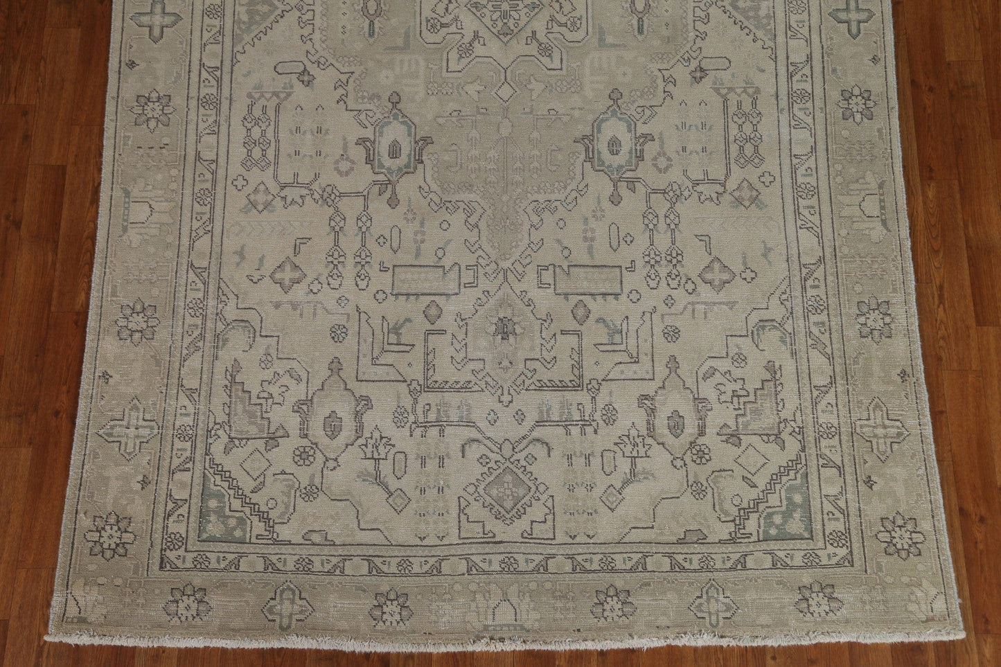 Distressed Tabriz Persian Area Rug 6x10