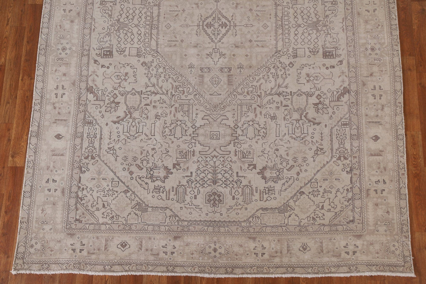 Distressed Tabriz Persian Area Rug 7x10