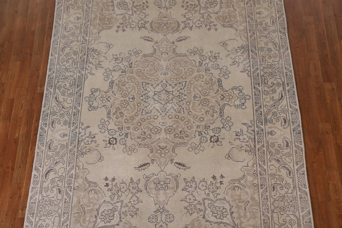 Distressed Tabriz Persian Area Rug 6x10