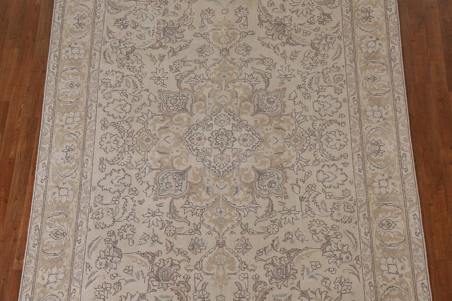 Distressed Tabriz Persian Area Rug 6x9