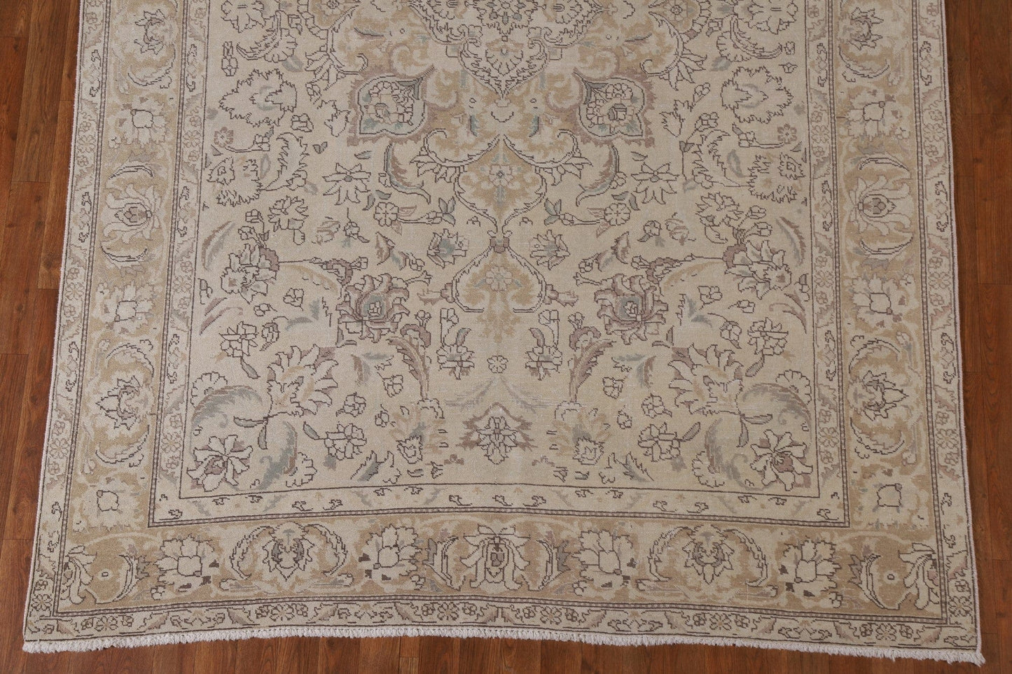 Distressed Tabriz Persian Area Rug 6x9