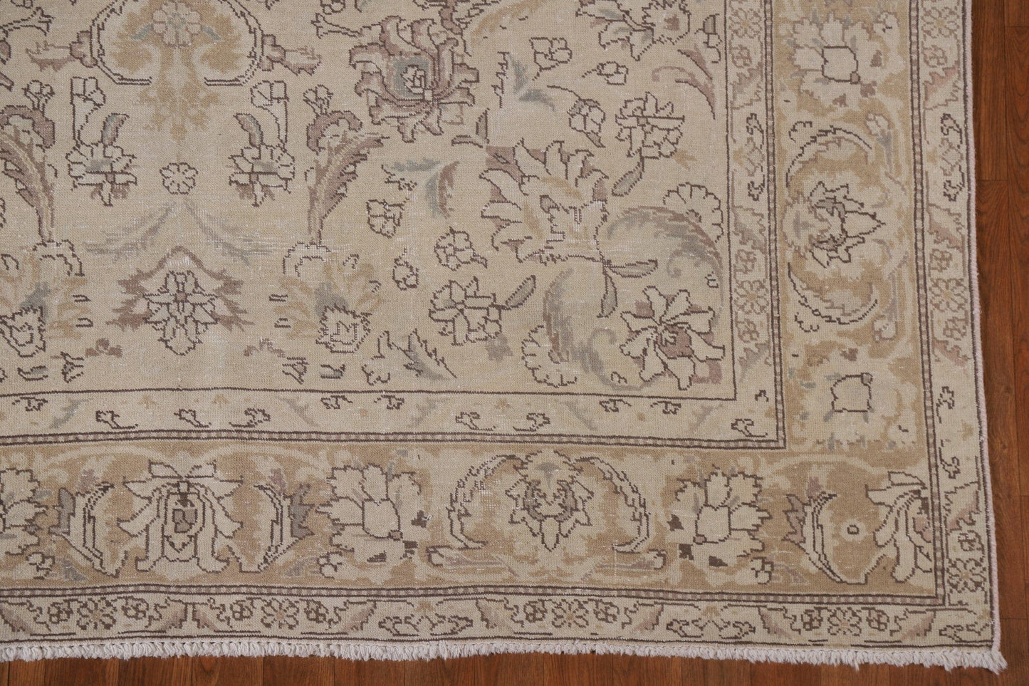 Distressed Tabriz Persian Area Rug 6x9