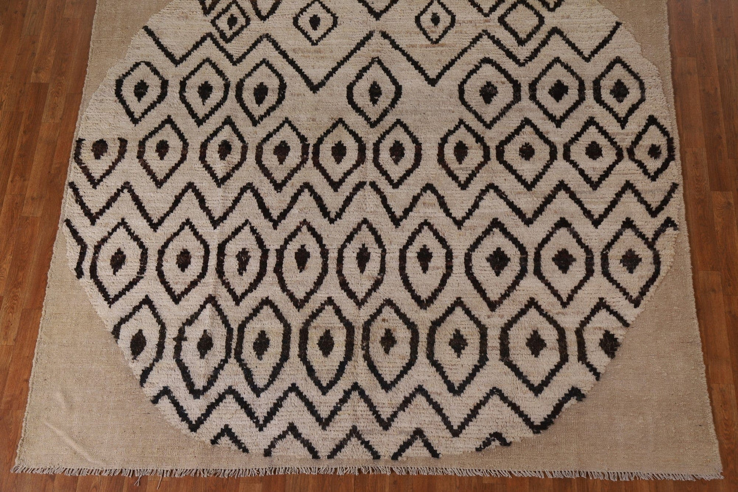 Tribal Wool Moroccan Square Area Rug 8x8