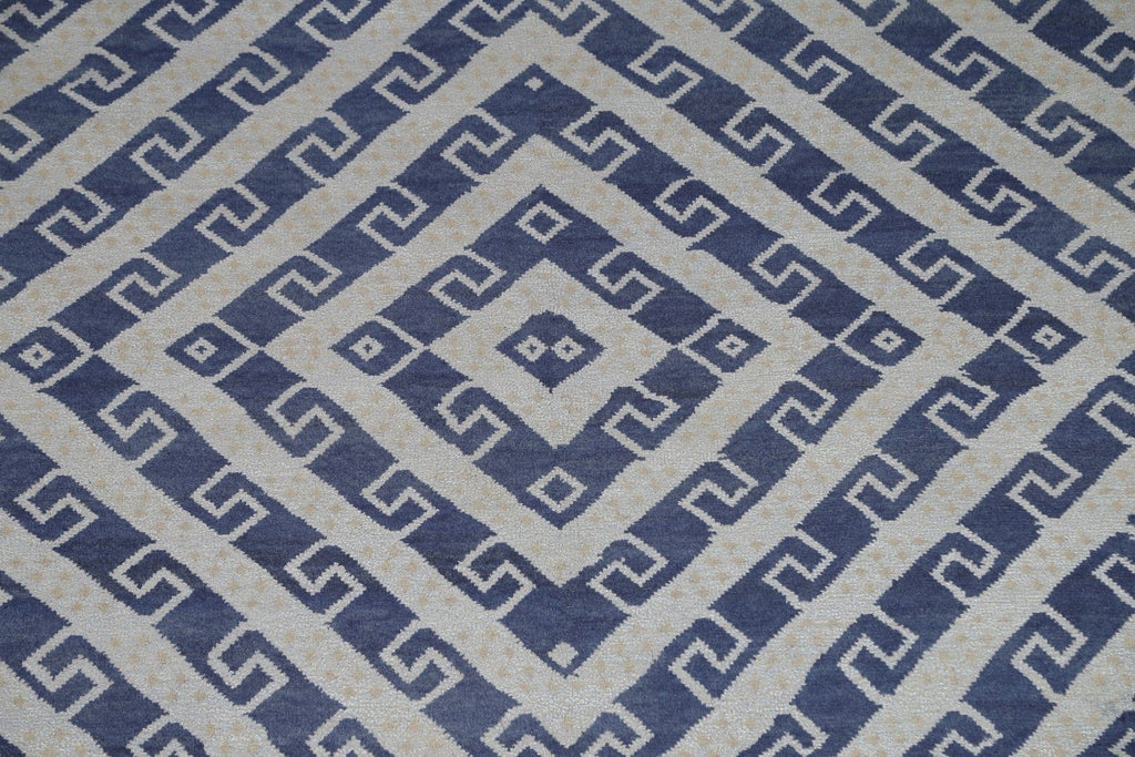 Gray/ Blue Gabbeh Modern Area Rug 8x10