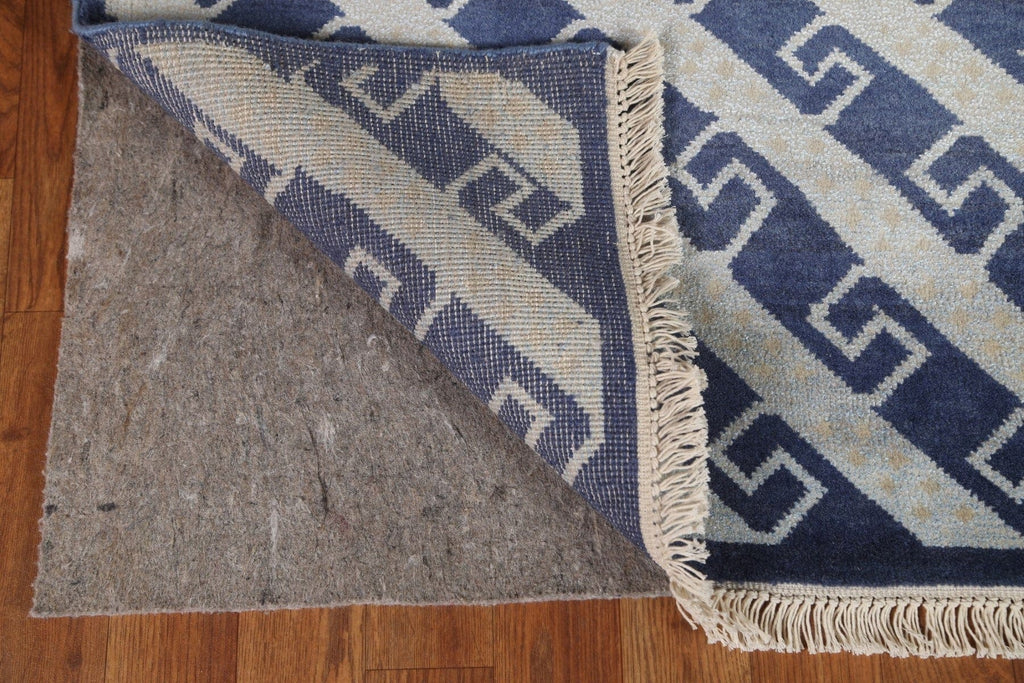 Gray/ Blue Gabbeh Modern Area Rug 8x10