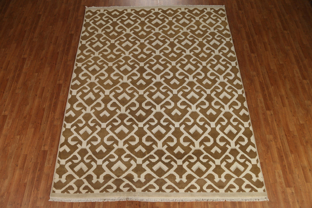 Contemporary Gabbeh Indian Area Rug 8x10