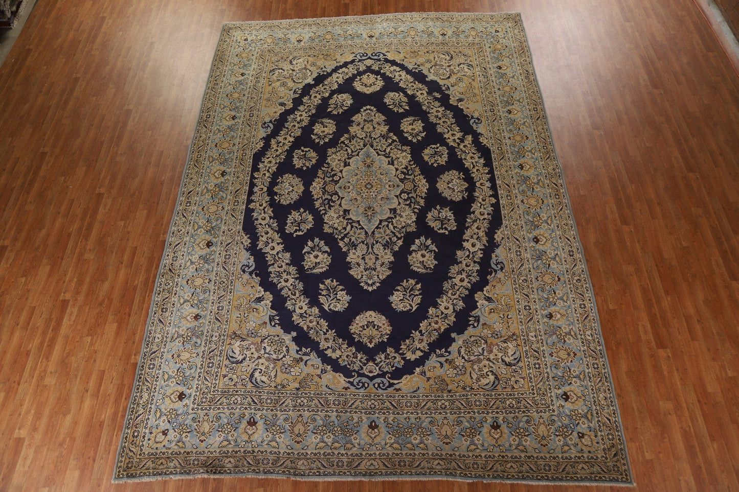 Vegetable Dye Qum Persian Large Rug 10x15