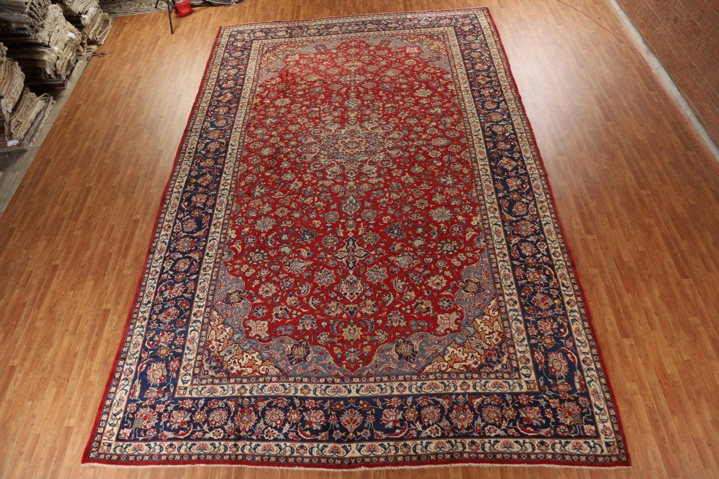 Palace Size Traditional Najafabad Persian Rug 13x19