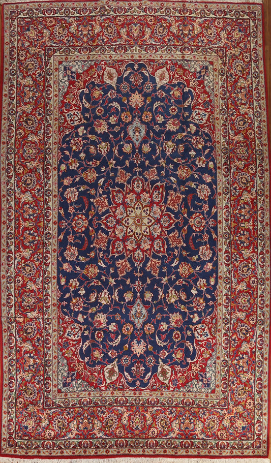 Vegetable Dye Isfahan Persian Large Rug 11x16