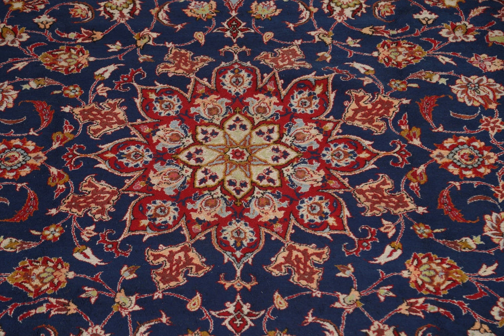 Vegetable Dye Isfahan Persian Large Rug 11x16