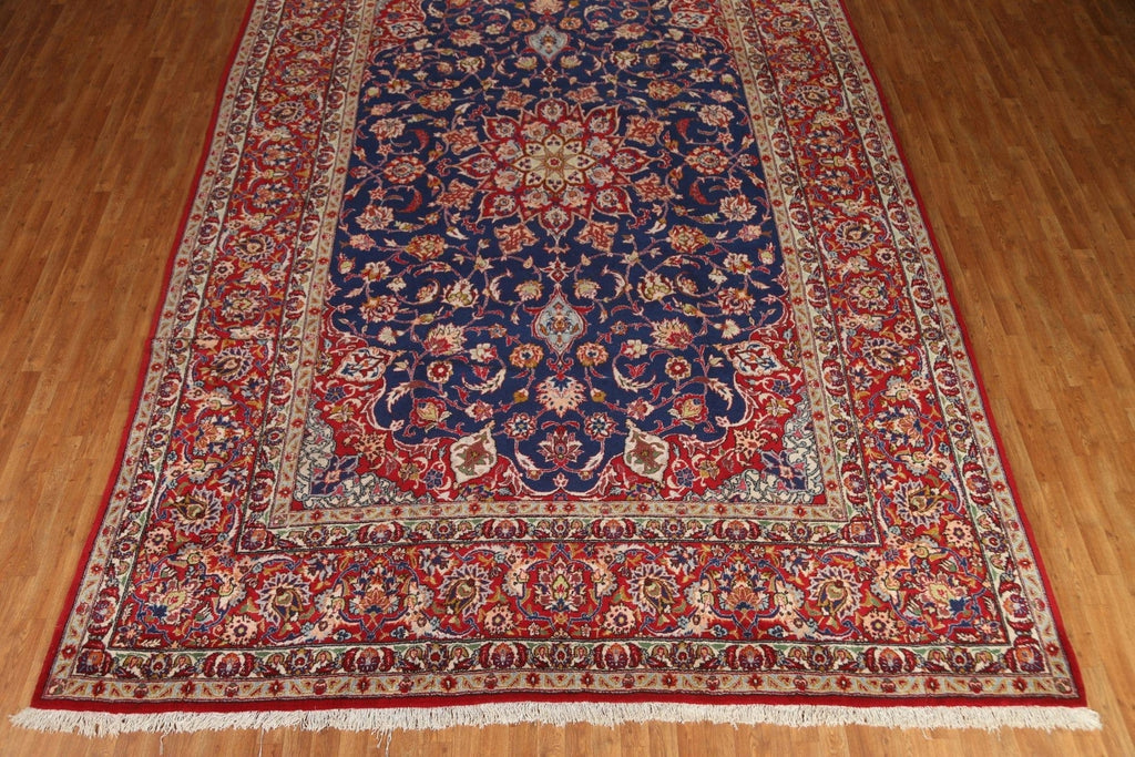 Vegetable Dye Isfahan Persian Large Rug 11x16